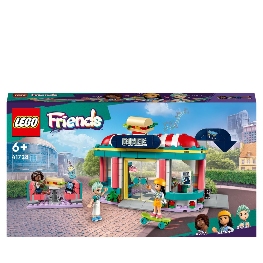 LEGO 41728 Friends Restaurant in der Innenstadt mit Produktbild 