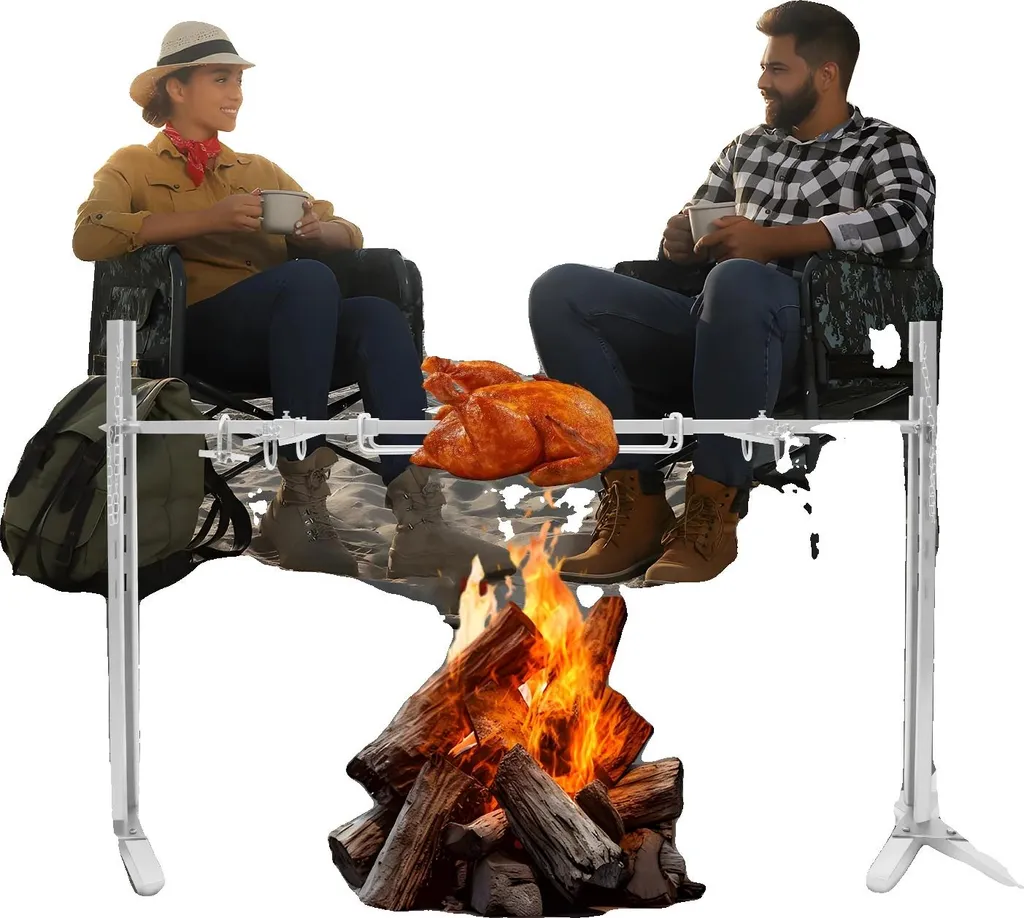 Barbecue Inox Grande Capacité 40 kg - Fini la Viande Brûlée avec ce 20W