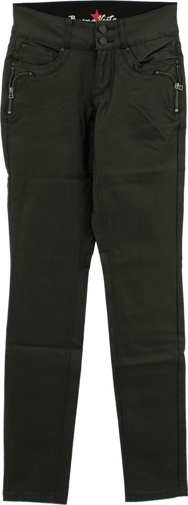 28280 Buena Vista, Tummyless, Damen Jeans Hose, coated Stretchdenim, black coated, XS