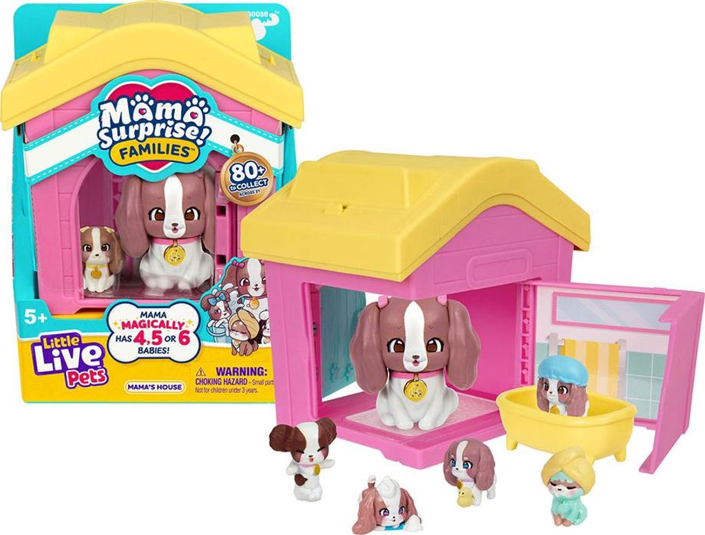 Little Live Pets Mama Surprise Families Mamas House Figur Rosa Rosa One Size
