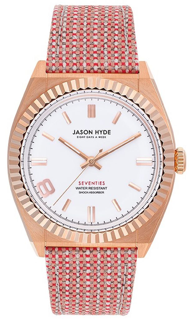 JASON HYDE JH20012 Uhr. Quarz, Weiß. Damenuhr.