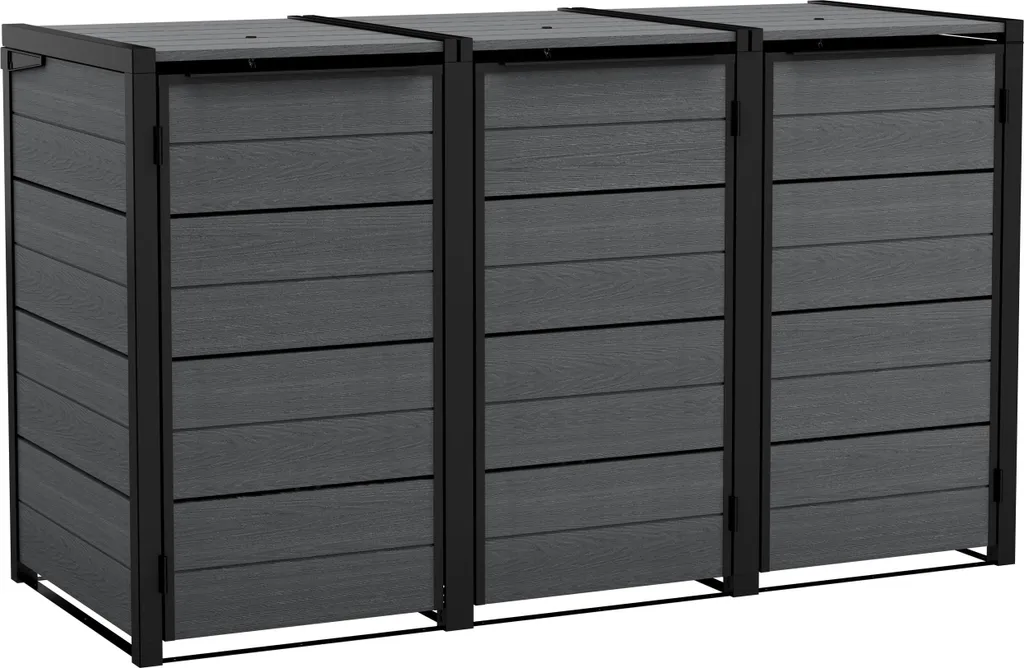 Jardinière Keter Hide Away Extension Bac 120L - Module d'Extension Gris