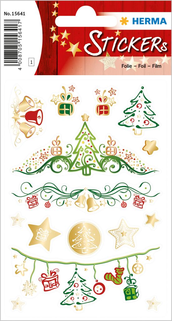 HERMA Weihnachts-Sticker CREATIVE "Weihnachtsträume" 1 Blatt