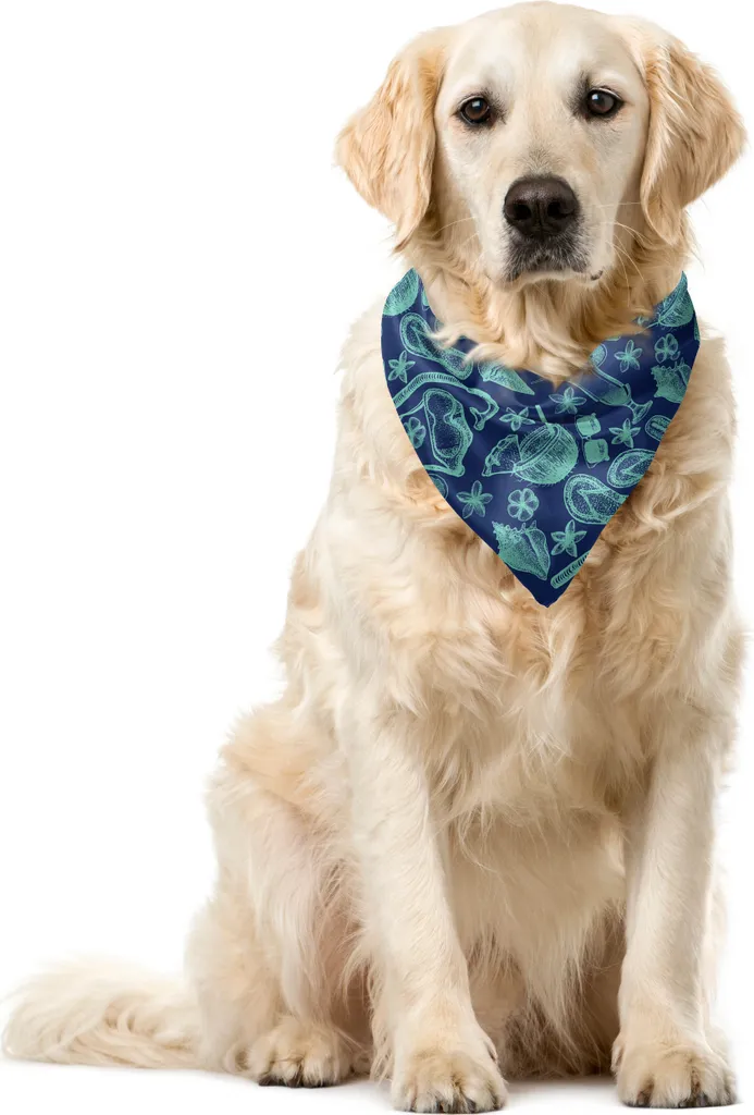 Accessori Cani Estate: Bandana ABAKUHAUS Flip Flops Exotic 55cm