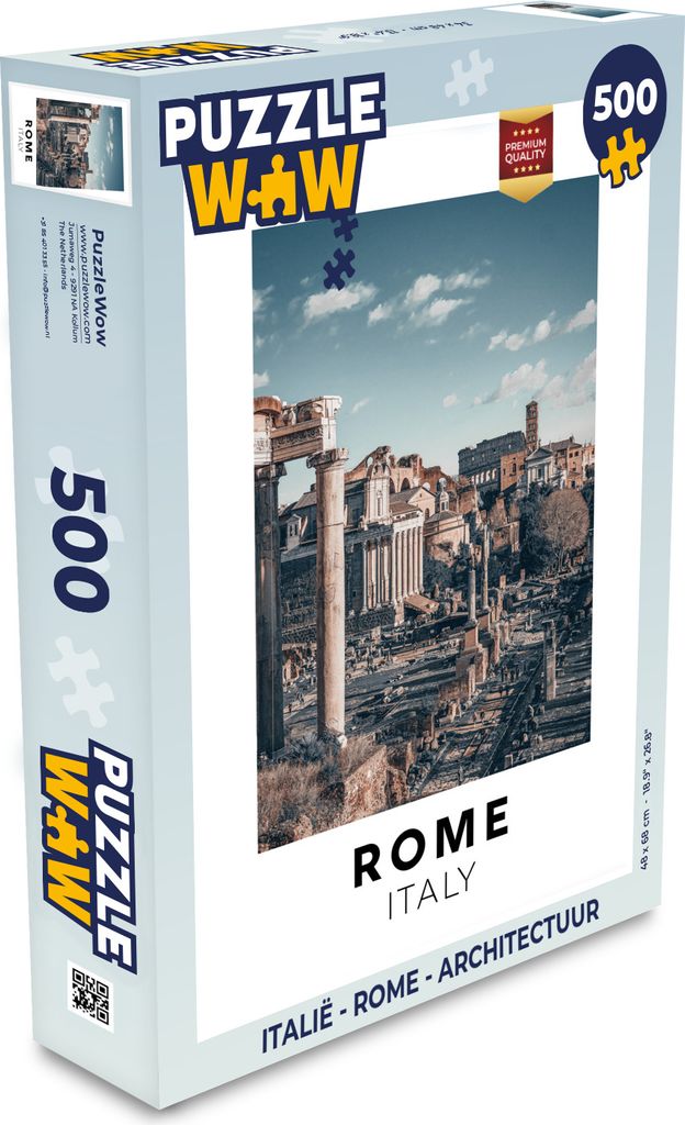 MuchoWow Puzzle 500 Teile Italien - Rom - Architektur - Denken - Spiel - Toy