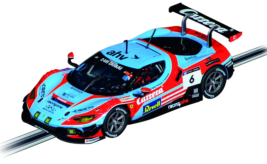 Ferrari 296 GT3 Carrera No.2 Voiture Slot Racing pour Circuit Enfant
