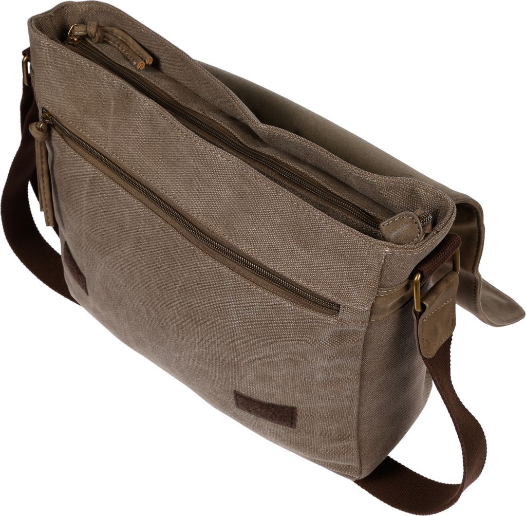 Herren Umhängetasche Canvas Tasche Schultertasche Messenger Produktbild 5