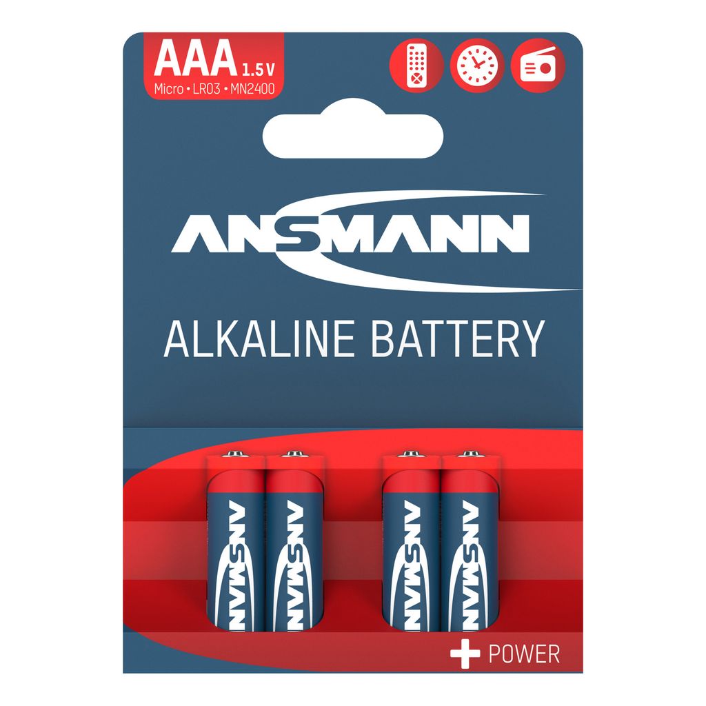 Ansmann 5015553 1x4 Ansmann Alkaline Micro AAA LR 03 Obrázok produktu 