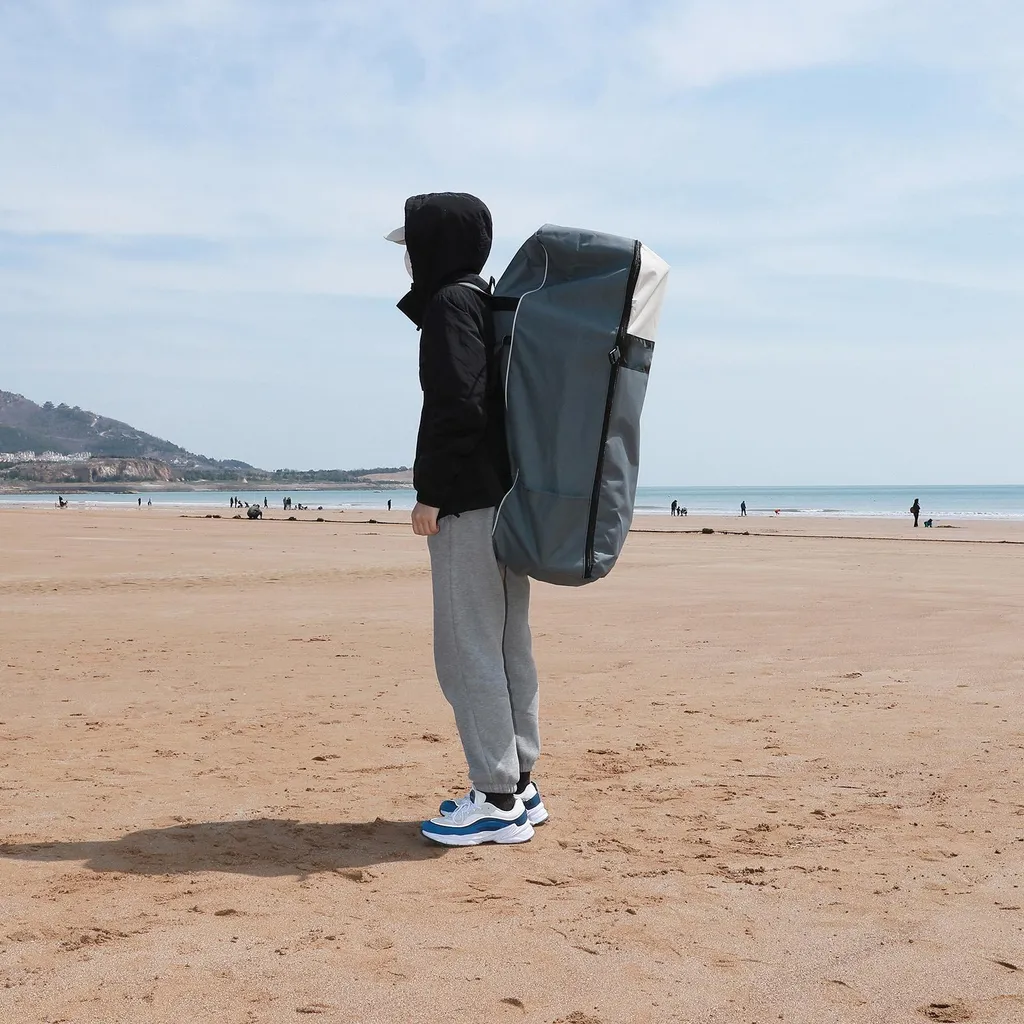 Sac à dos de transport pour SUP gonflable - Modèle Cargo 90L Noir