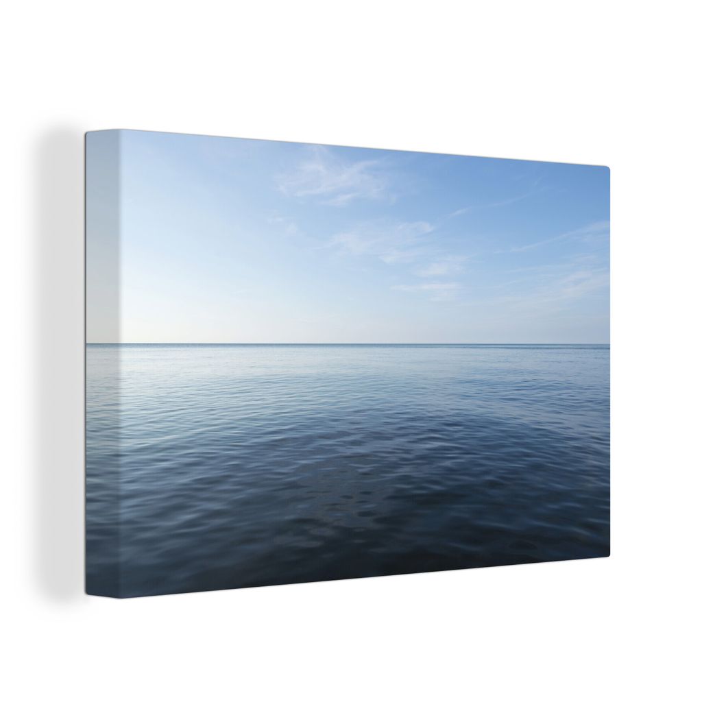 OneMillionCanvasses - Leinwandbilder - 140x90 cm, Ostsee - Deutschland - Wasser, Wandbilder Kunstdruck Wanddekoration - Foto auf Leinwand - Gemä...
