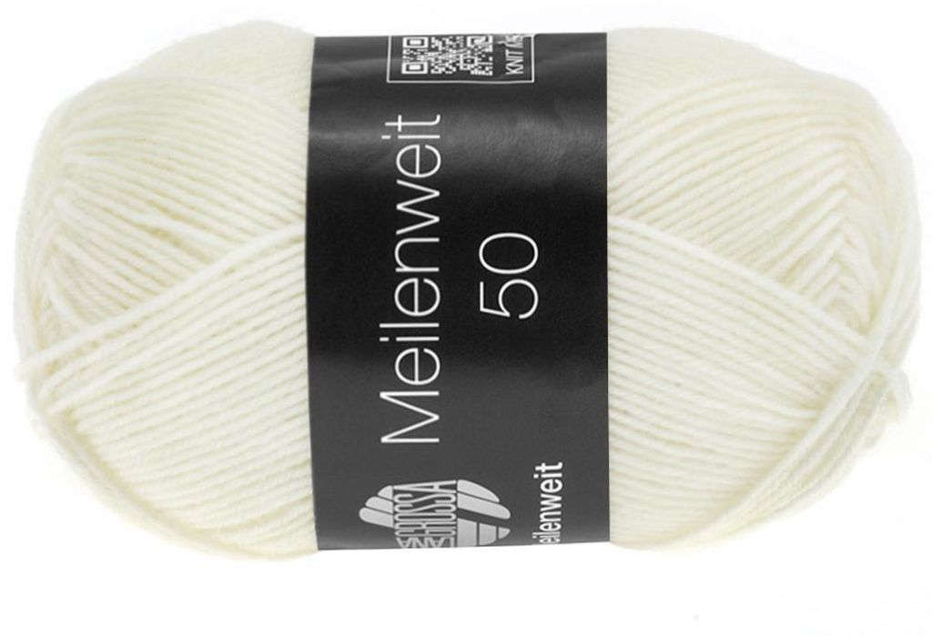 Lana Grossa MEILENWEIT 50 g UNI 4-fach Sockenwolle mit 80 % Produktbild 