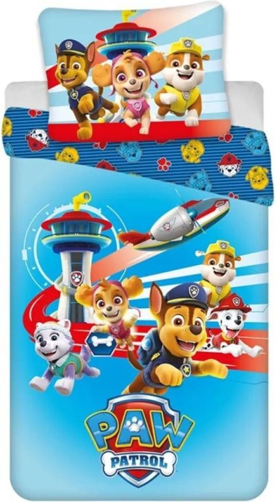 Paw Patrol Chase Rubble Marshall Kinder Bettwäsche Set 135/140x200 65x65