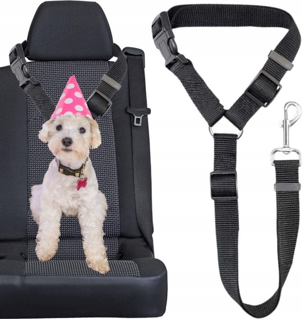 Nuxie Sicherheitsleinen Im Auto Für Hunde Und Katzen, Kurze Kopfstütze, 73 Cm