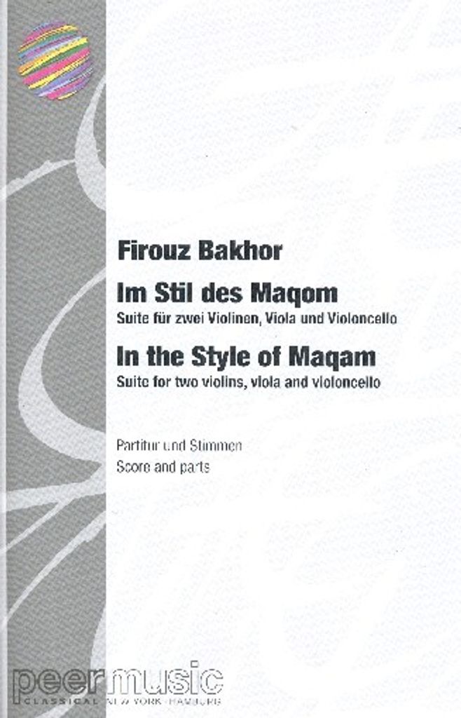 Suite im alten Stil des Shashmaqom für Streichquartett Partitur und Stimmen