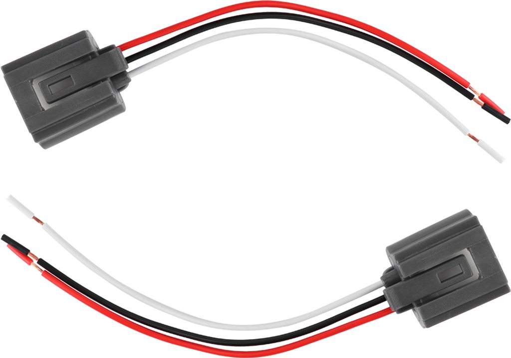 2 stücke H13 9008 Buchse Kabelbaum Adapter Stecker für Licht Hitze Beständig Keramik LED Stecker