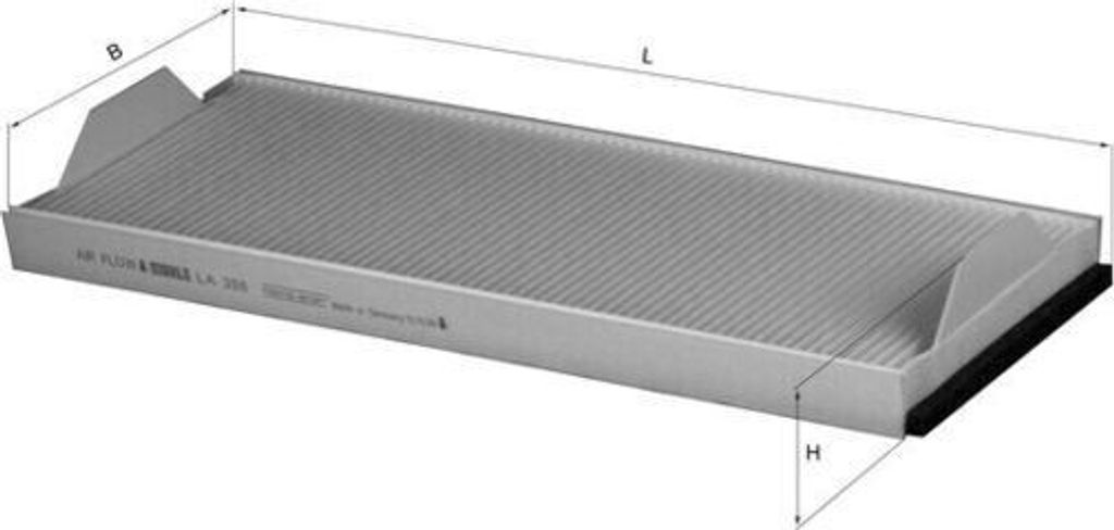 MAHLE Innenraumfilter LA 358 Pollenfilter passend für MERCEDES-BENZ ATEGO