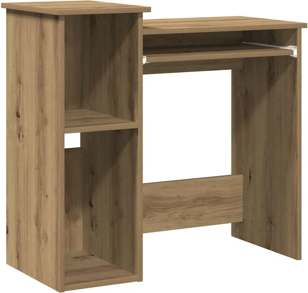 Scrittoio Compatto vidaXL Rovere Artisan 84x40x78cm - Offerta