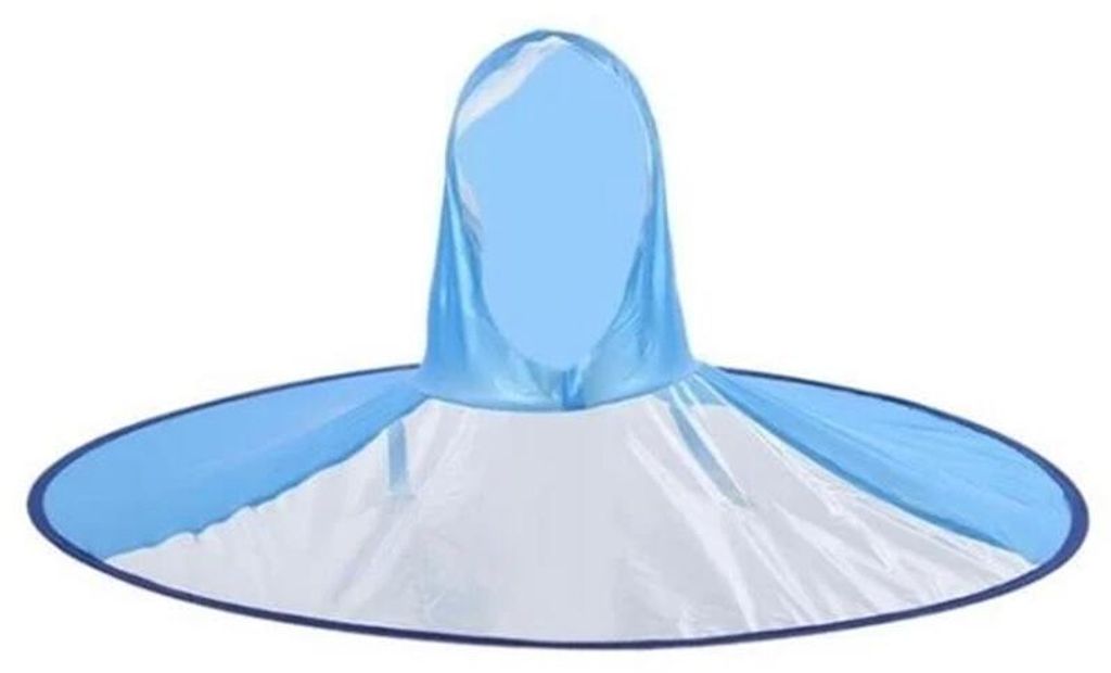 Pronett XJ5376 Regenhaube mit Schirm für Angler, blau Produktbild 