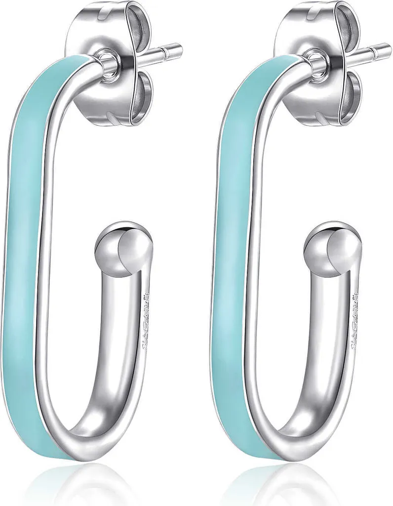 Orecchini Ovali Turchese Vibes SVB26 | Acciaio Chirurgico S'Agapò