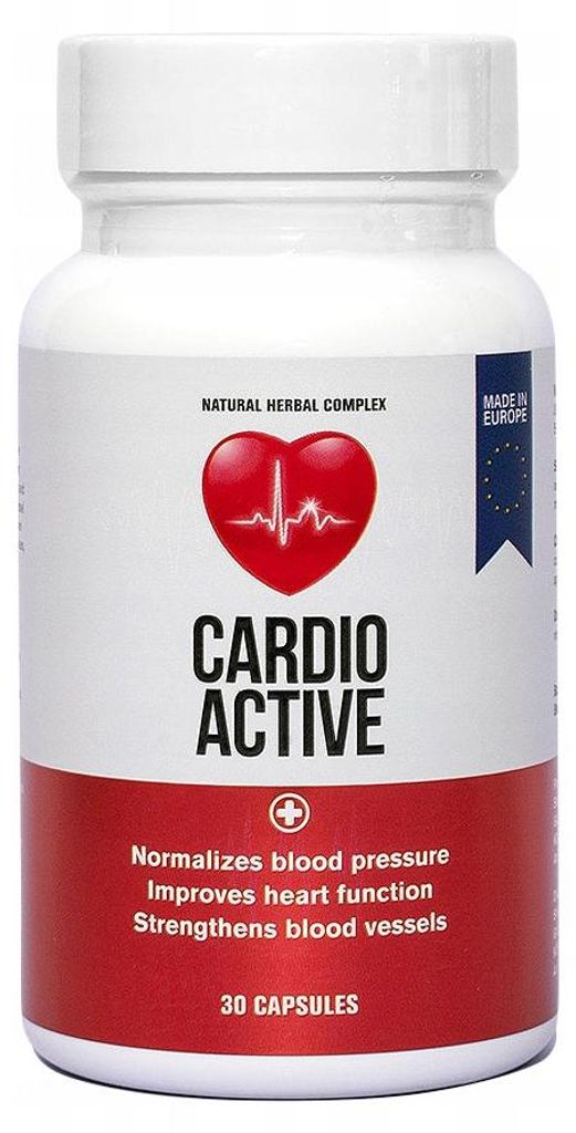 Cardio Active Caps Nahrungsergänzungsmittel 30 Kapseln