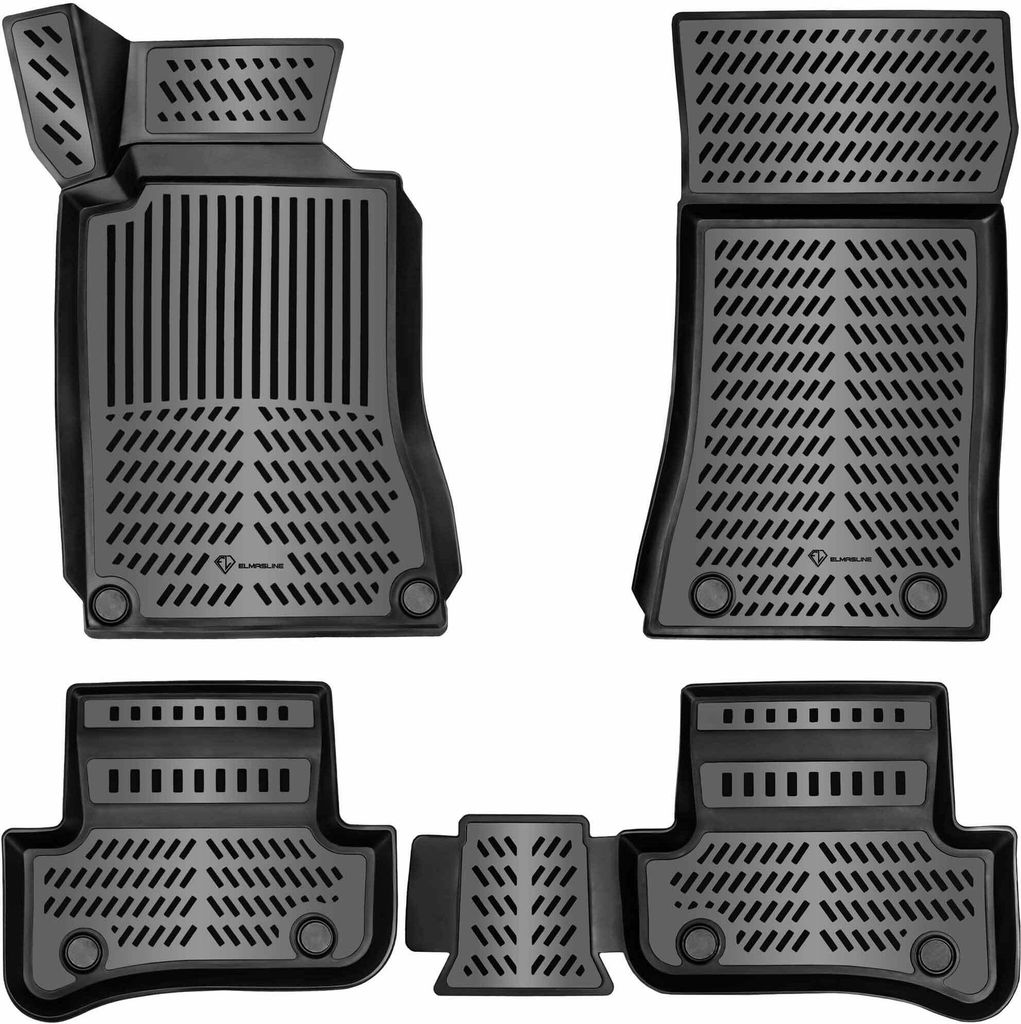 Gummimatten Set für MERCEDES C-KLASSE W203 S203 2000-2007