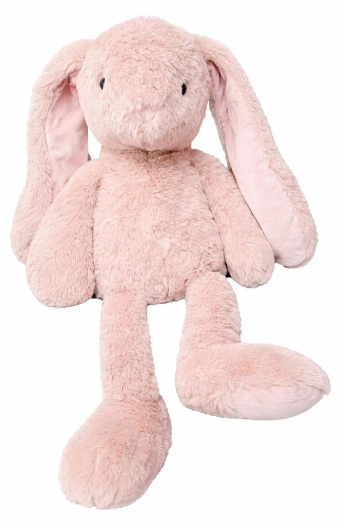 Kuscheltier Hase XXL 70 cm Plüschtier mit langen Ohren weich rosa Pastell Stofftier zum Spielen Schlafen Dekoration Geschenk für Kinder