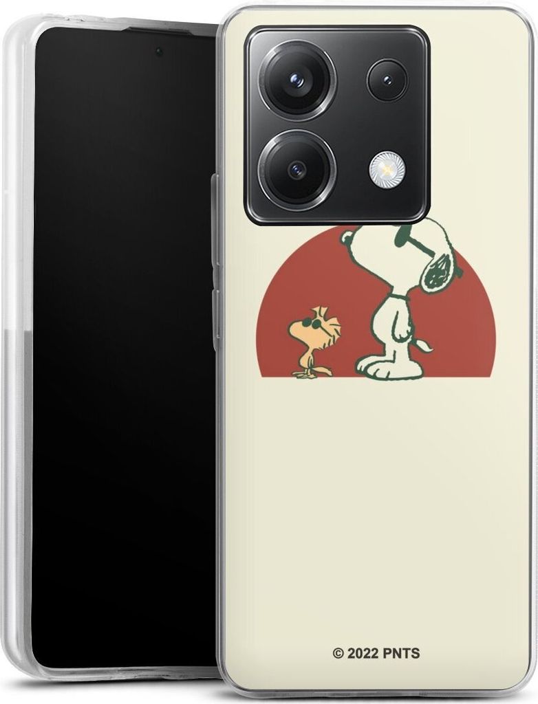DeinDesign Handyhülle für Xiaomi Poco X6 Silikon Hülle Case Smartphone Schutzhülle Offizielles Lizenzprodukt Snoopy Kindheit