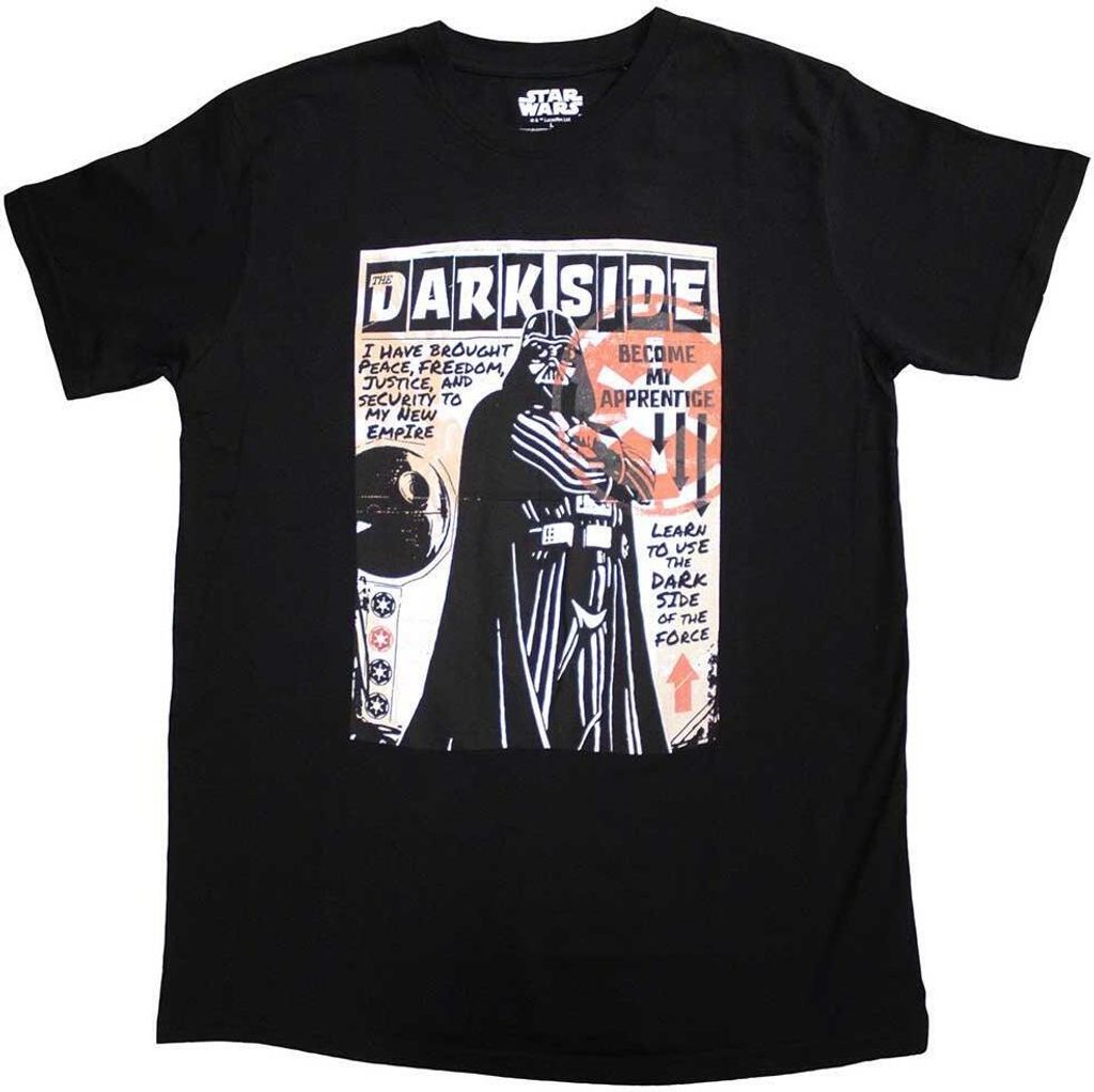 Star Wars - "Learn The Darkside" T-Shirt für Herren/Damen Uni RO11094 (XXL) (Schwarz)