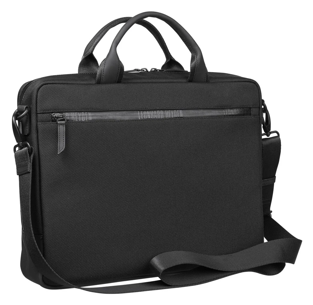 Porte-documents Helsinki Noir Leonhard Heyden pour PC Portable 14"