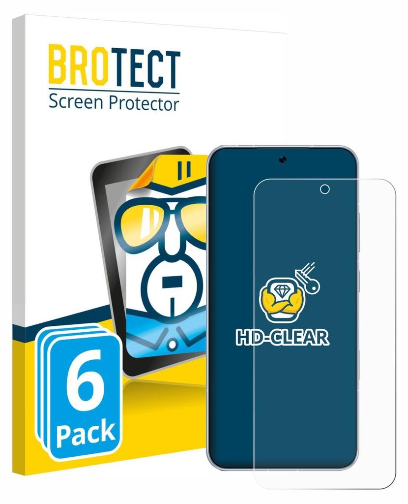 6x Für Honor Win RT Schutzfolie BROTECT Displayschutz Display Schutz Folie Klar Transparent