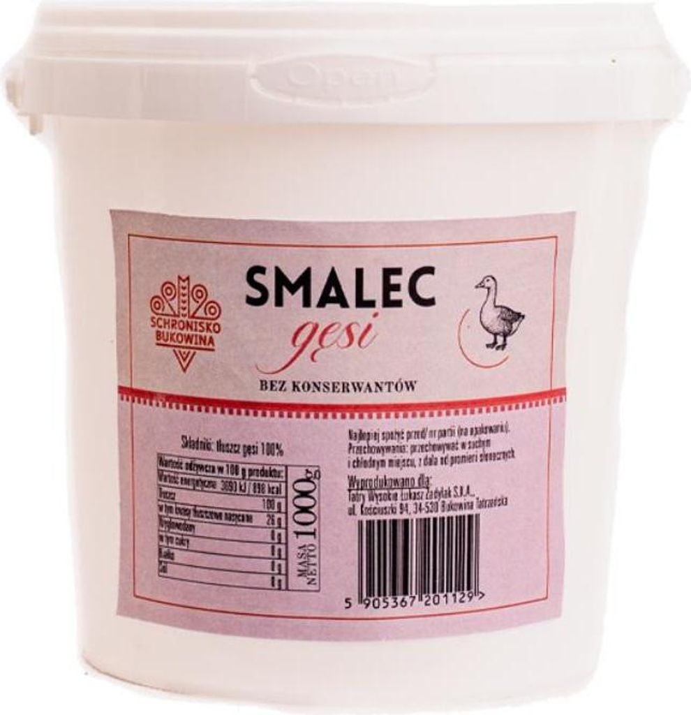 Gänseschmalz 1 kg - Schronisko Bukowina Produktbild 