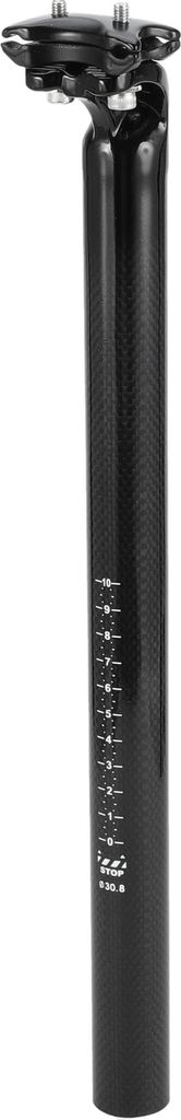 Universal 30.8x400mm Carbon Fiber Pattern Gloss Black Bike fš¹r Seat Posts Lightweight Bike Saddle Post fš¹r Seat Tube Carbon Fiber 1 Stk