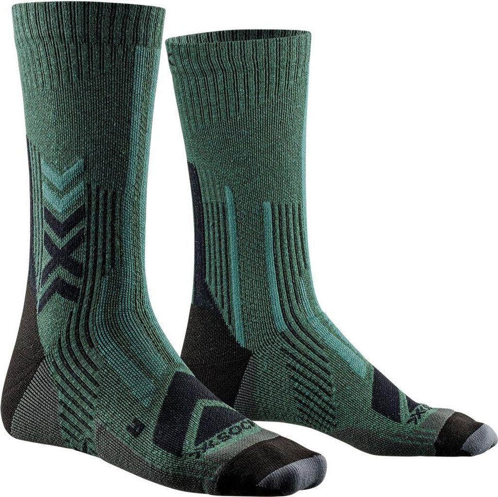 X-socks Hike Perform Merino Crew Socken Grün EU 35-38 Mann Grün EU 35-38