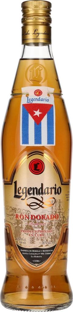 Legendario Dorado 700ml 38% Vol. - soll nicht online - KUBA Produktbild 
