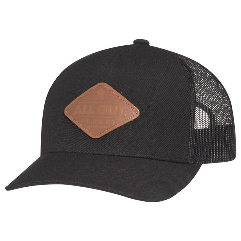 CCM Meshback Cap Senior, schwarz, für Erwachsene