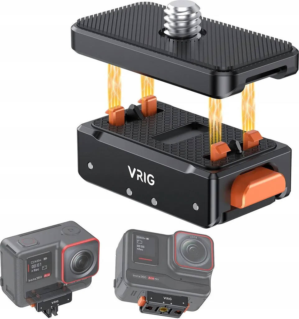 Support de montage magnétique 1/4 pouce pour caméra Insta360 ACE PRO