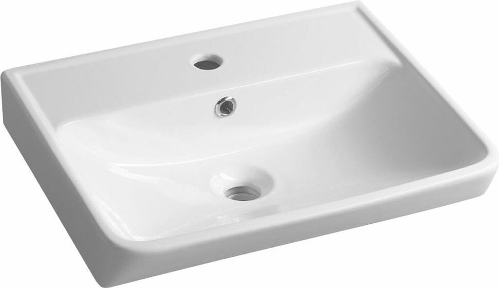 NEON Keramik-Waschtisch 45x41,5cm, weiss