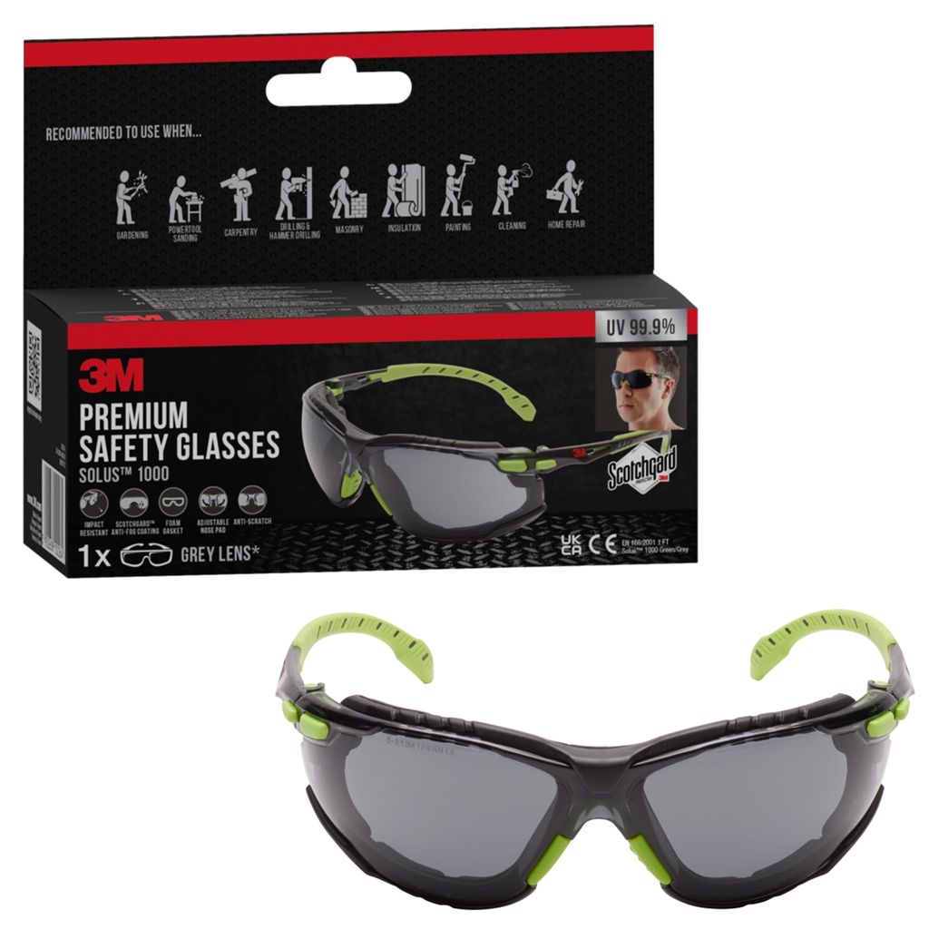 3M™ Solus™ Schutzbrille 1000 Scotchgard™ Protector Produktbild 
