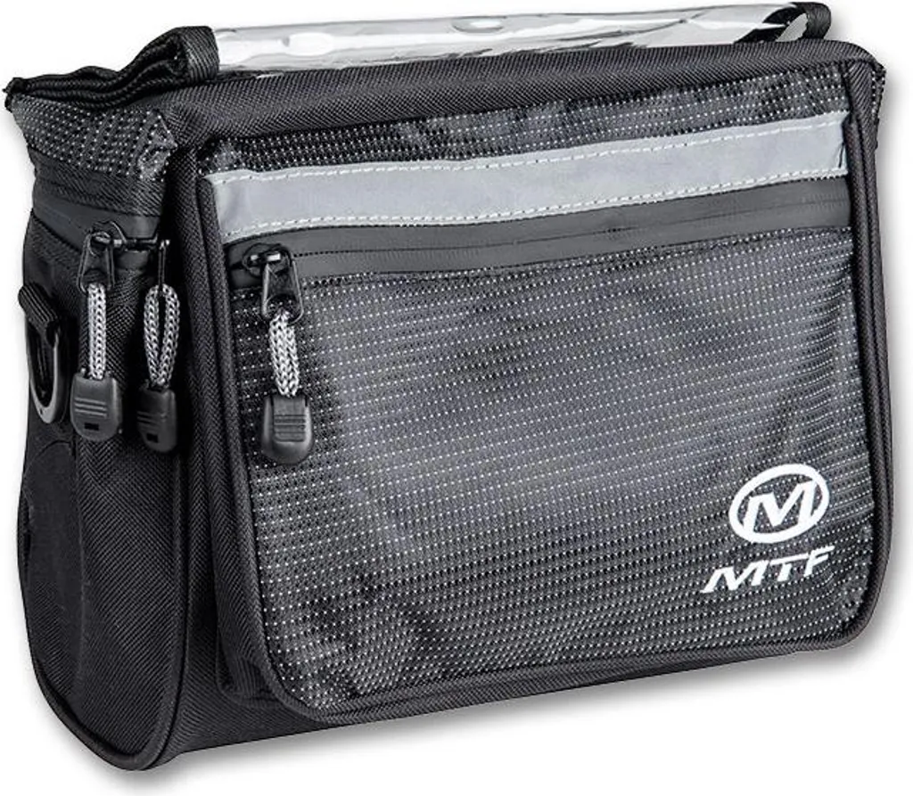 Sac de Guidon Vélo avec Grand Compartiment 16,5x26x24,1 cm Noir Lixada