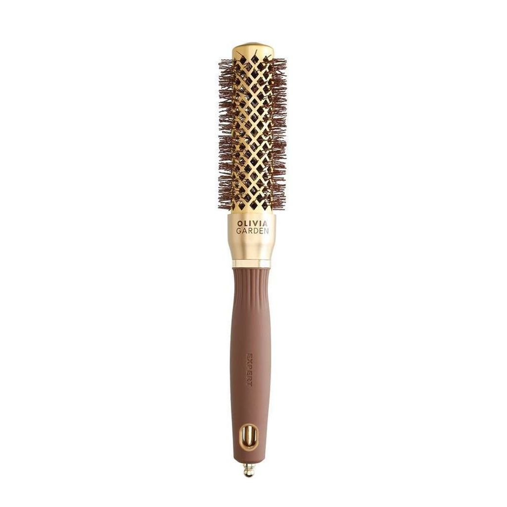 Olivia Garden Blowout Shine - Gold&Braun Haarbürste 25 mm Produktbild 