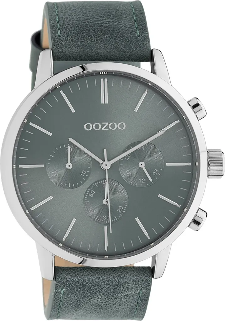 Montre classique grise Oozoo pour homme et femme - Style élégant chic