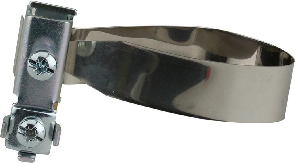 UNITEC Erdungsbandschelle Banderdungsschelle für Rohr 1/8-1 bis 1/2 Zoll
