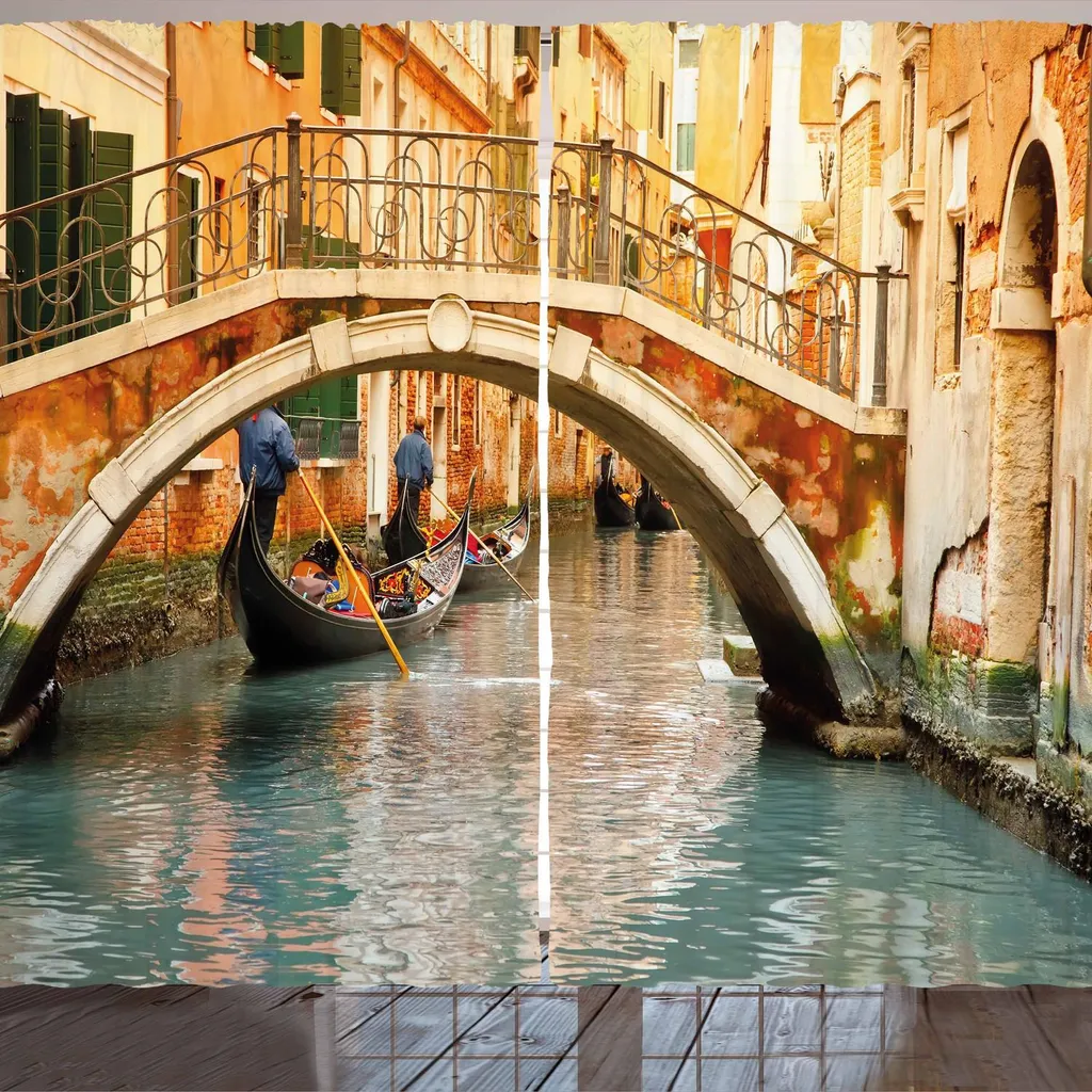Tenda Venezia 280x175 cm Multicolore - Poliestere Lavabile