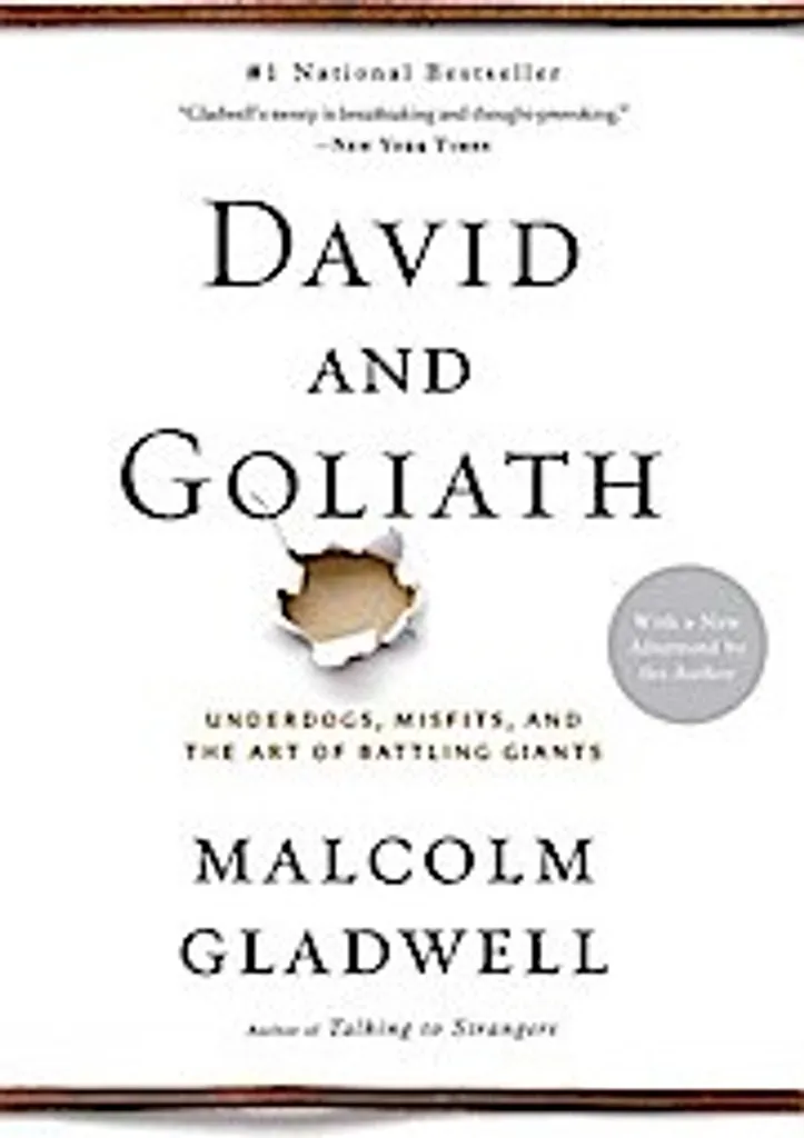 Livre David and Goliath Malcolm Gladwell Essai Psychologie Sociale Eng
