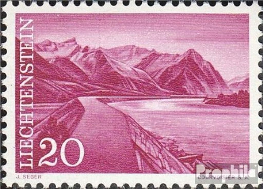 Briefmarken Liechtenstein 1959 Mi 382 postfrisch Landschaften