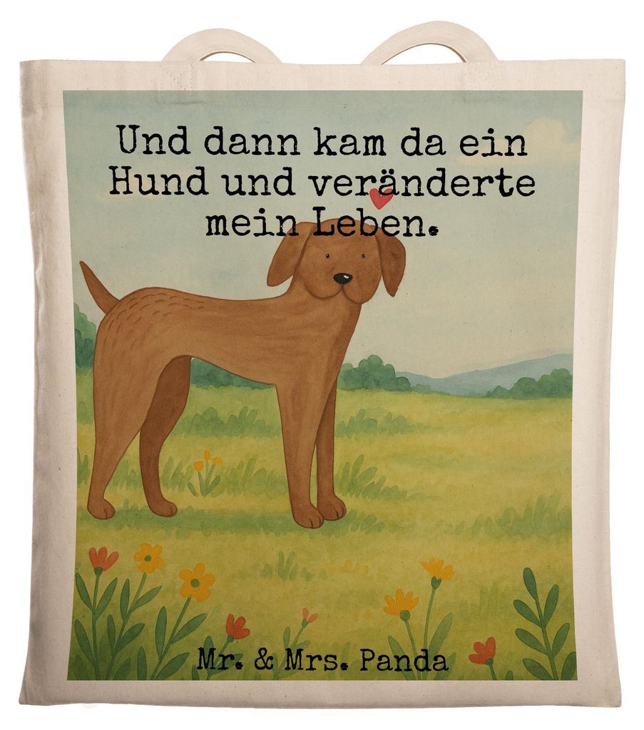 Mr. & Mrs. Panda Jutebeutel Hund Dogge Design - Weiß - Geschenk, Beutel, Laptoptasche, Shopping Tasche, Sprüche, Tote Bag, Deutsche, Herz, Süß,...