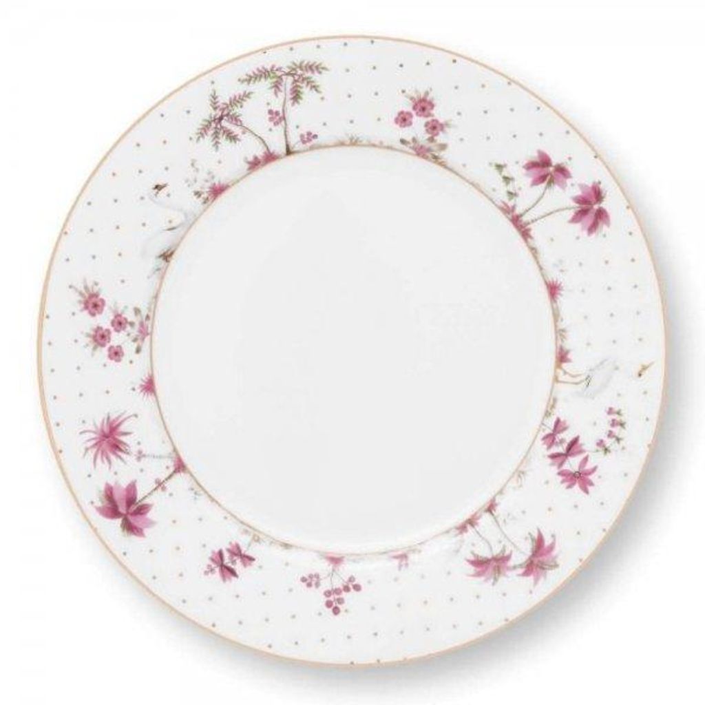 PIP STUDIO Jolie Dots Gold Pink Assiette à déjeuner 21cm Image du produit 