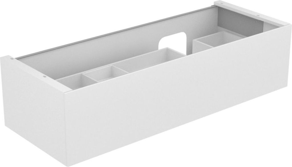 KEUCO EDITION 11 Waschtischunterschrank für Einbauwaschtische, 1 Frontauszug, Waschtischposition rechts, mit LED-Beleuchtung, 1400x350x535mm, 3126...