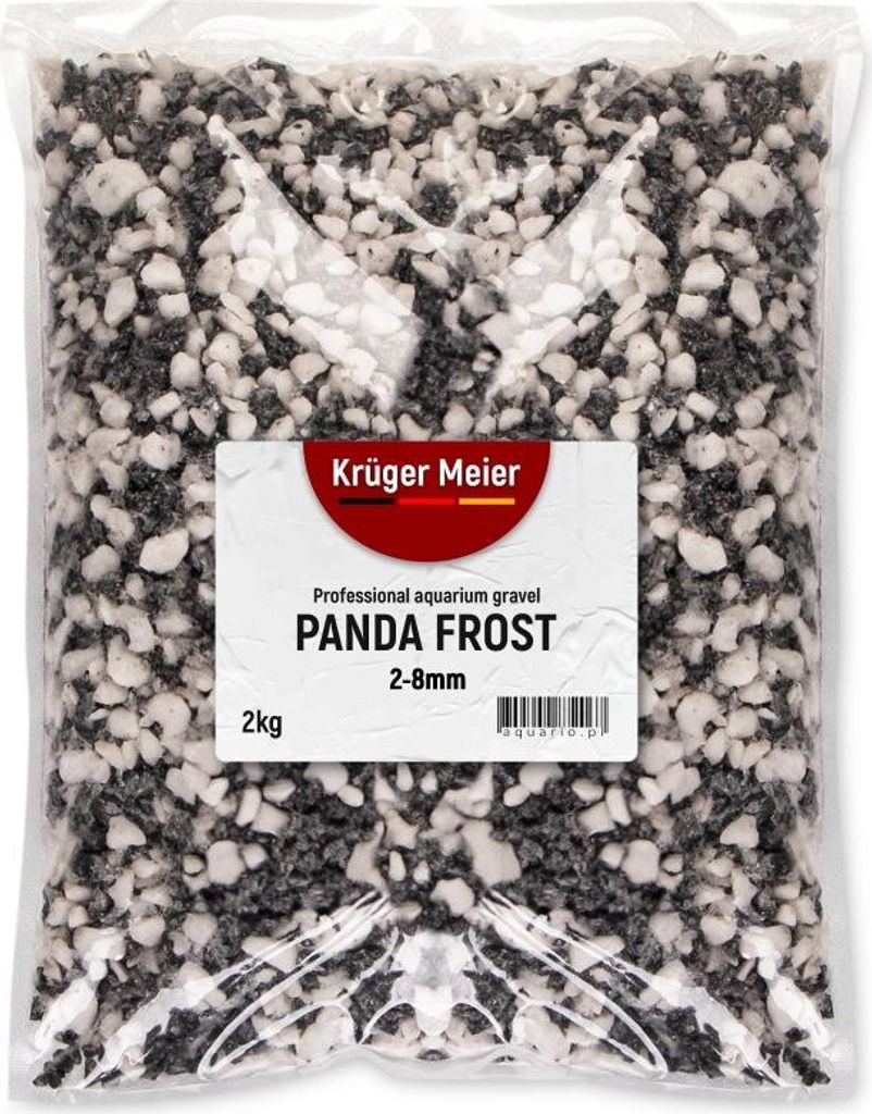 Kruger Meier Panda Frost 2–8 mm – Ghiaia per acquari 2 kg Immagine del prodotto 