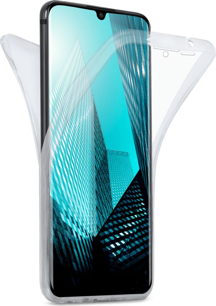 DOUBLE-Case für Huawei P30 Lite/P30 Lite New, Farbe:Crystal
